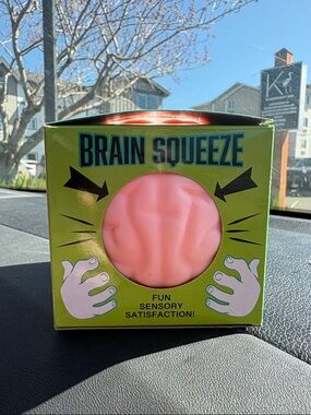 Viral Brain Squeeze Squishy Stress Toy – Super Soft Sensory Fidget